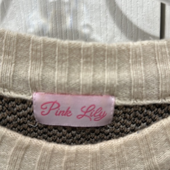 Pink Lily oversized leopard sweater - Picture 3 of 4